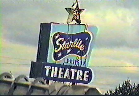 Starlite Drive-In Theatre - Sign From Darryl Burgess (newer photo)